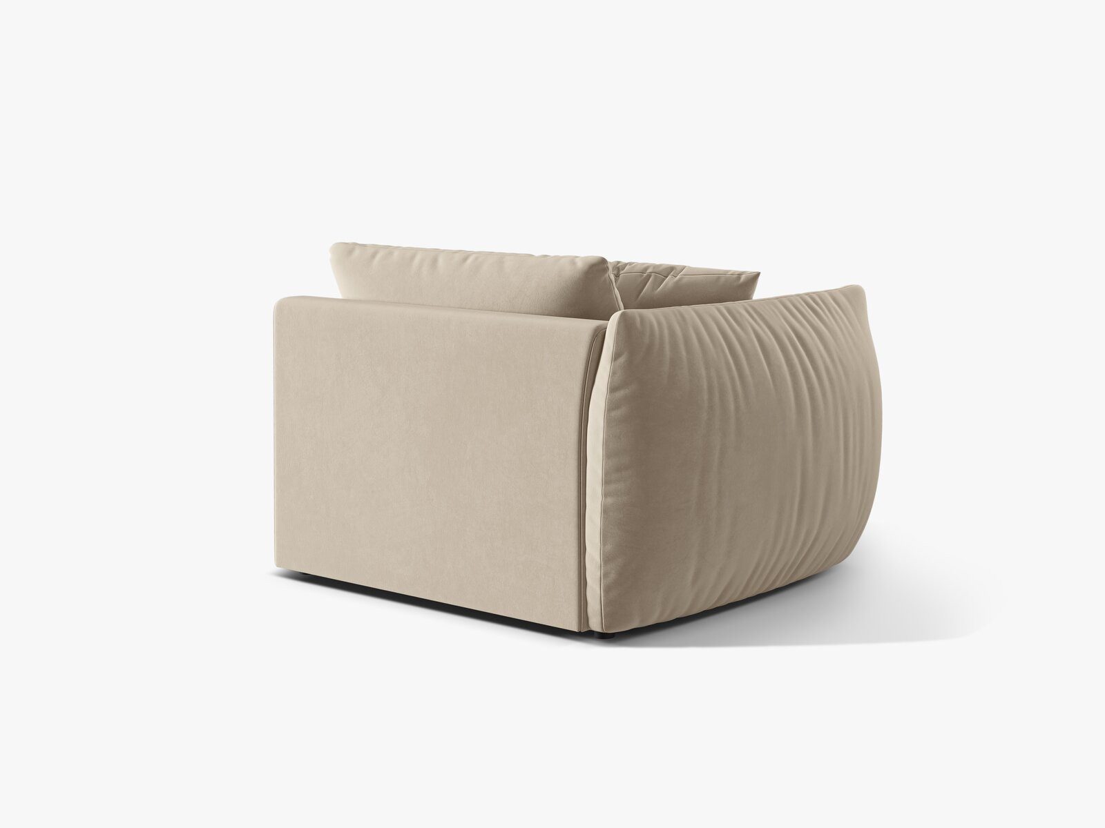 Micadoni Sofa-Eckelement Chris, Modul Mittelgroß 1-Sitzer