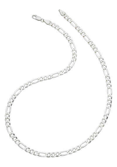 Firetti Silberkette »in Figarokettengliederung, 6-fach diamantiert, poliert«