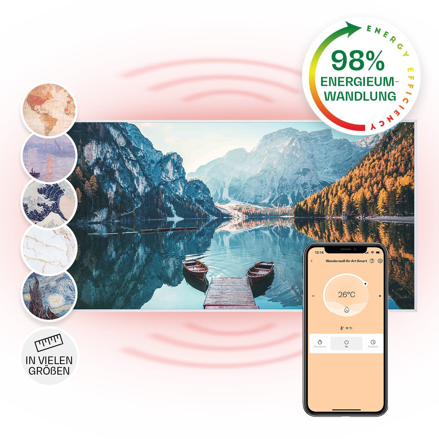 Klarstein Heizkörper Wonderwall Air Art Smart günstig online kaufen