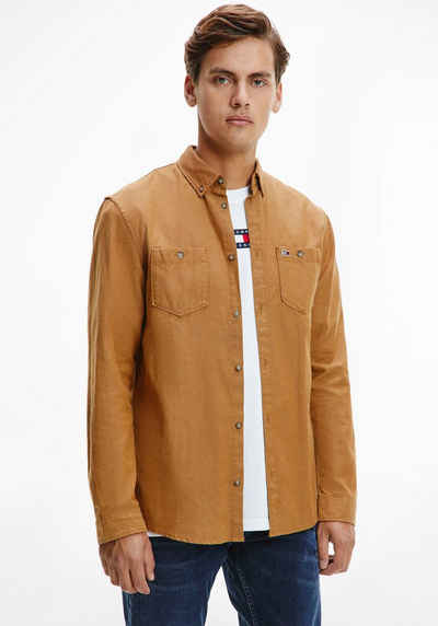 Tommy Jeans Langarmhemd »TJM TWO TONE OXFORD SHIRT«
