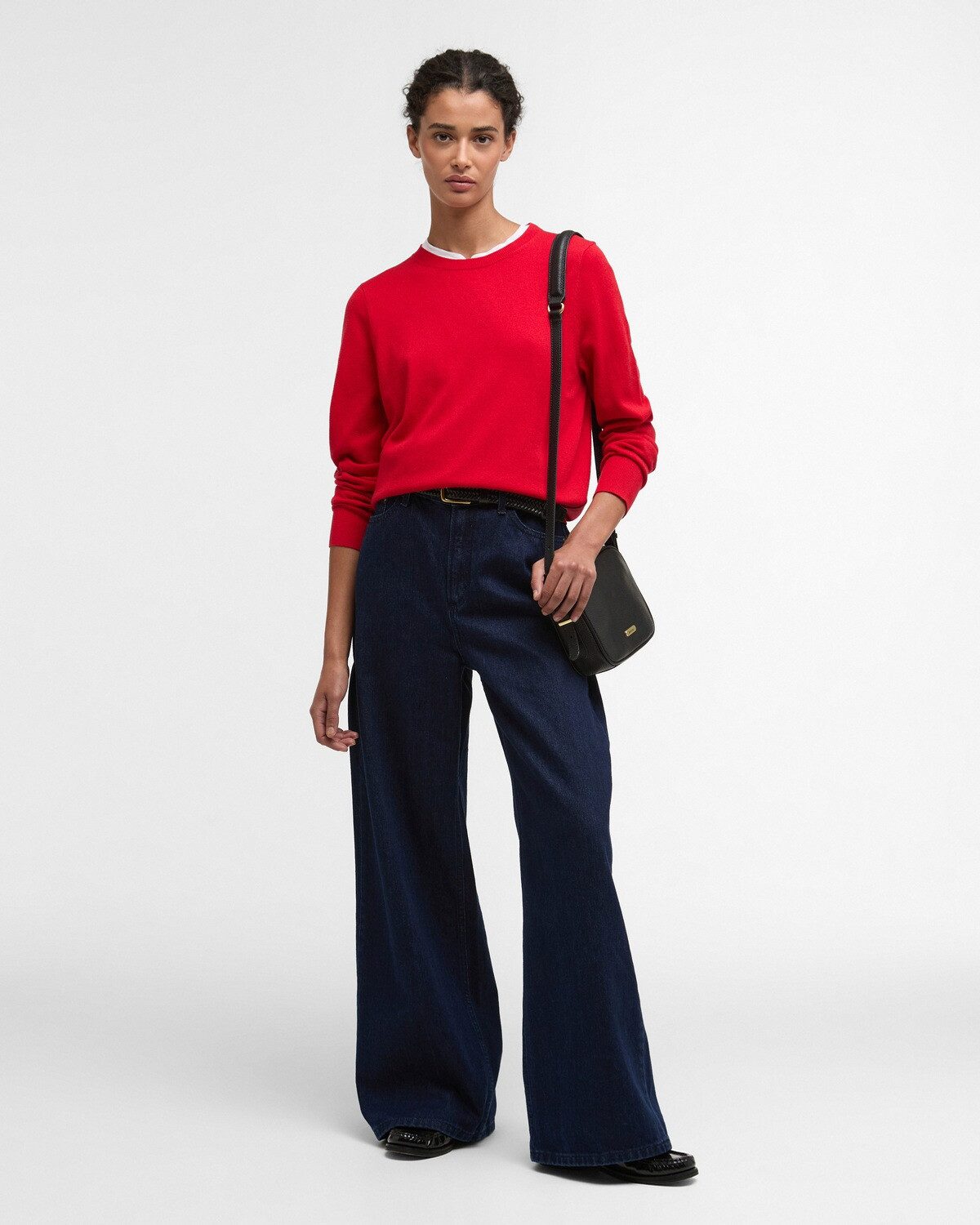 Barbour Strickpullover Rundhals-Pullover Oakley