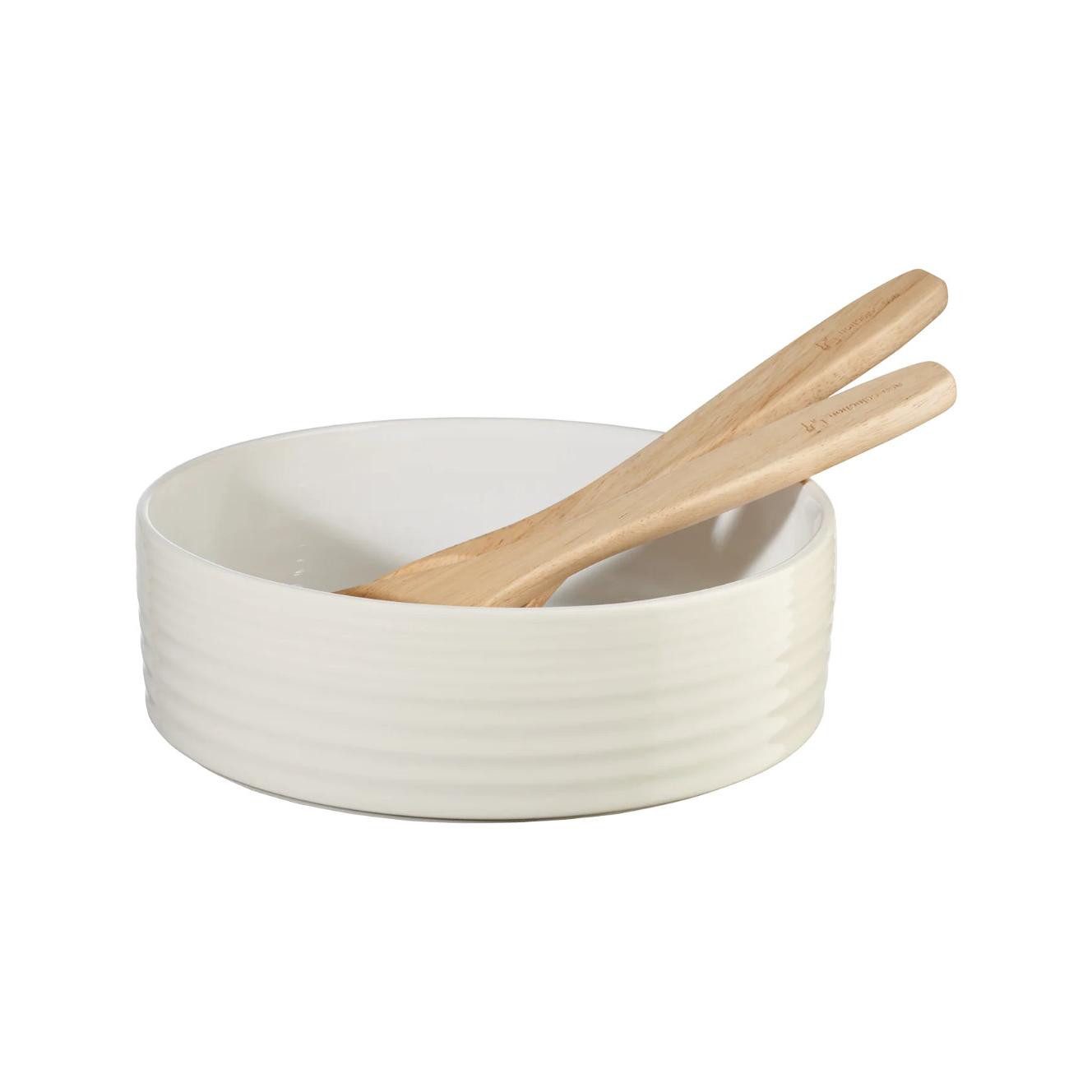 ASA SELECTION Schüssel Asa Salatschale re:glaze Weiß Glänzend (25x8 cm)