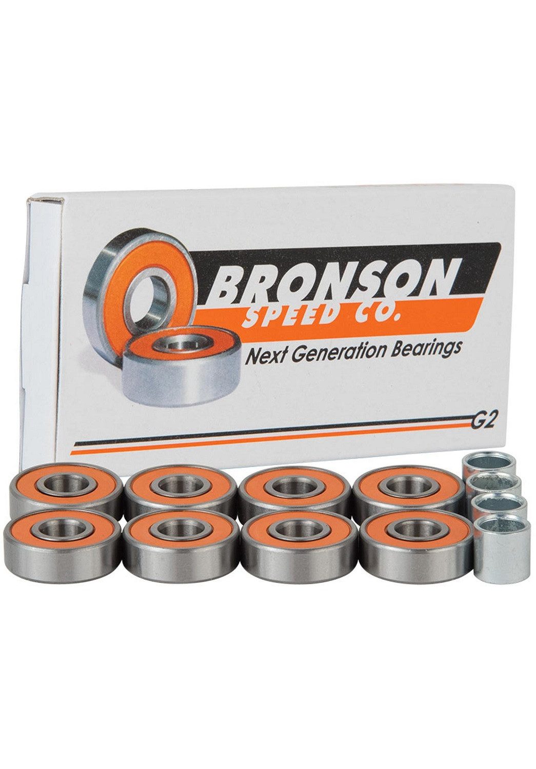 F26 Kugellager Bronson G2 Skateboard Kugellager 608 (8er Pack)