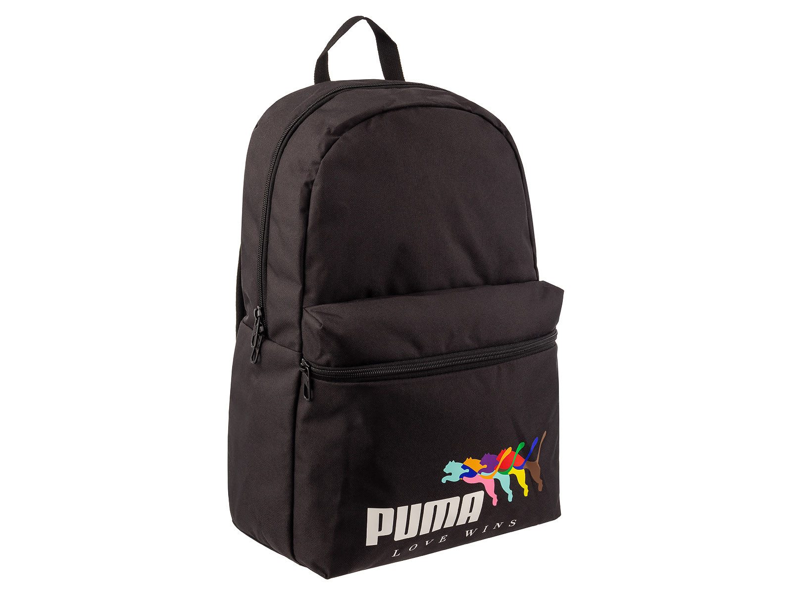 PUMA Freizeitrucksack Phase LOVE WINS Backpack (1, 1-tlg., Stück), Seitentasche