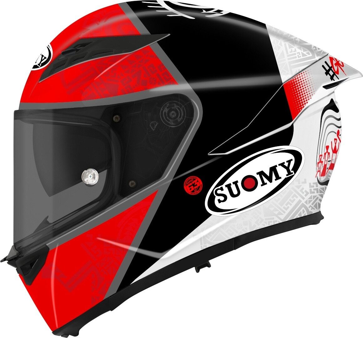 Suomy Motorradhelm Stellar 2 Bagnaia Replica 2022 Helm, Notfallsystem-Polsterung (EQRS),integriertes Sonnenvisier