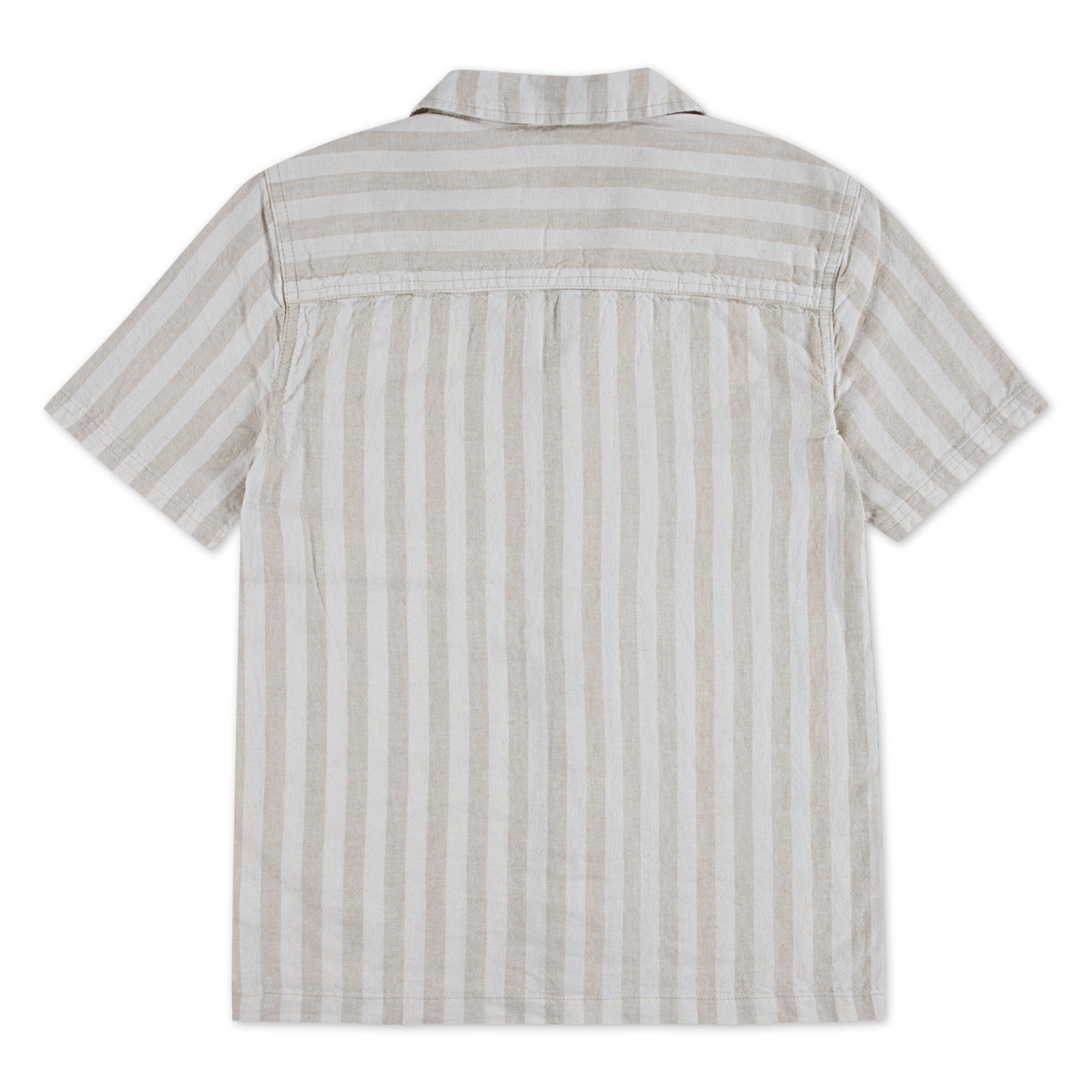 Abercrombie Kids Leinenhemd AFB LINEN CAMP SHIRT im Streifen-Design, for Boys