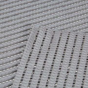 Schaum-Badematte Weichschaummatte grau relaxdays, Höhe 5 mm, Kunststoff, 60x90cm