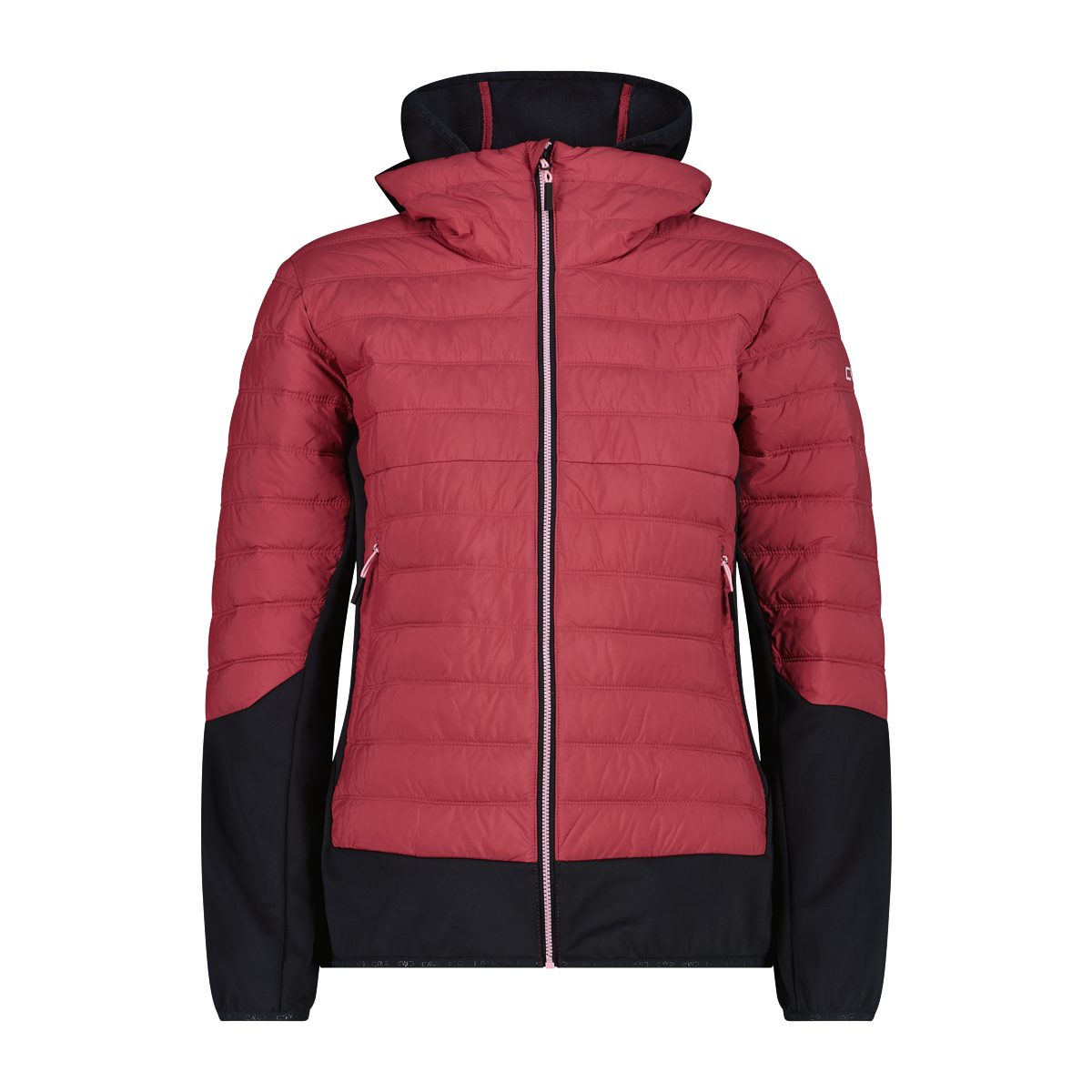 CMP Outdoorjacke WOMAN JACKET HYBRID FIX HOOD PEONY