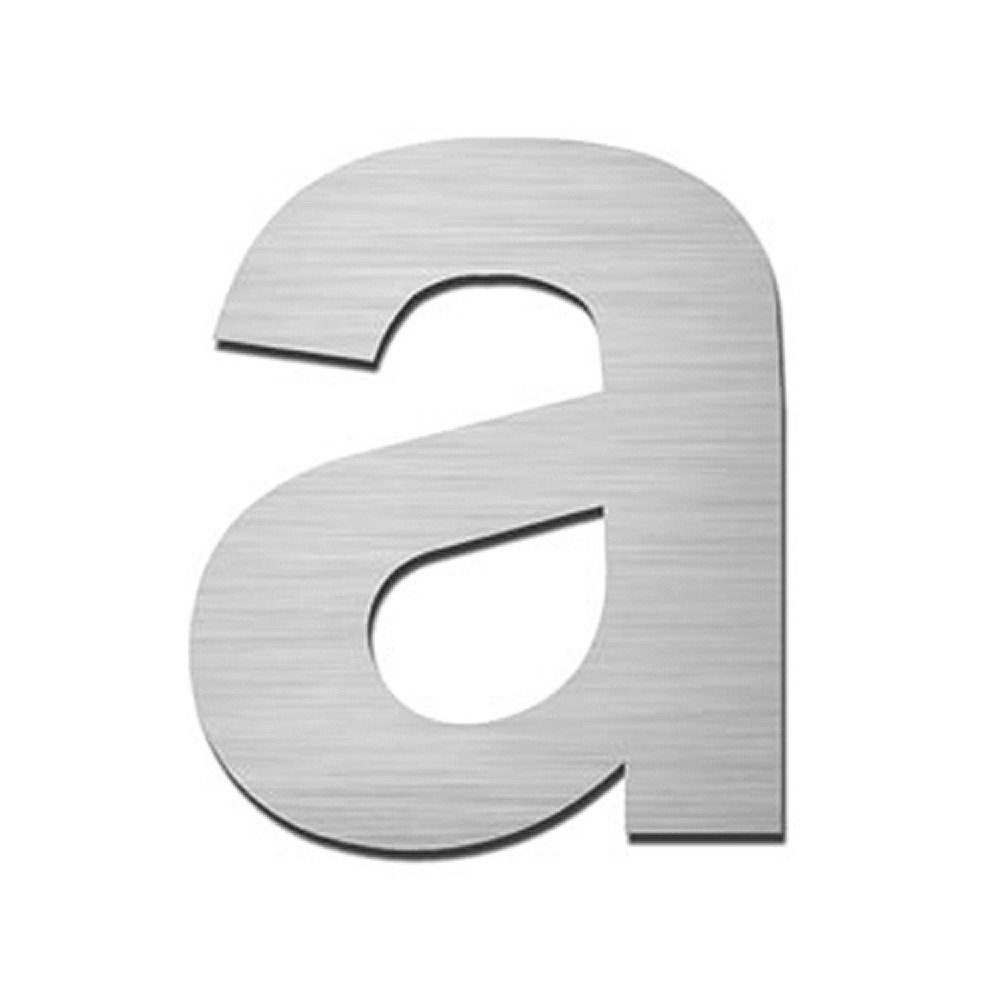 MOCAVI Briefkasten Hausnummer HS60 Edelstahl V4A selbstklebend ca. 8,5 - 12 cm