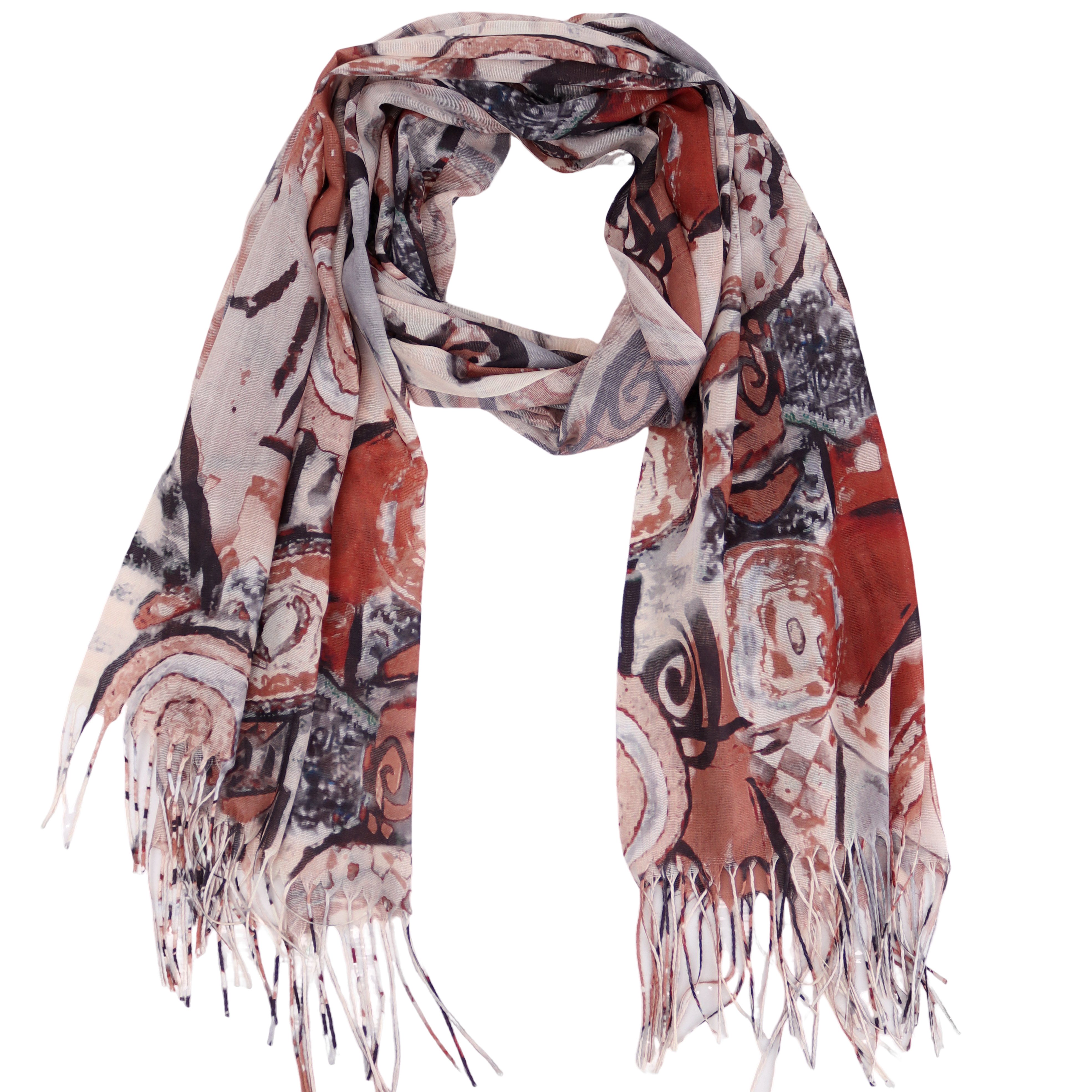 MIRROSI Modeschal Weicher & Leicht Großes Schal, ca.70x185cm, Katzen Print, günstig online kaufen