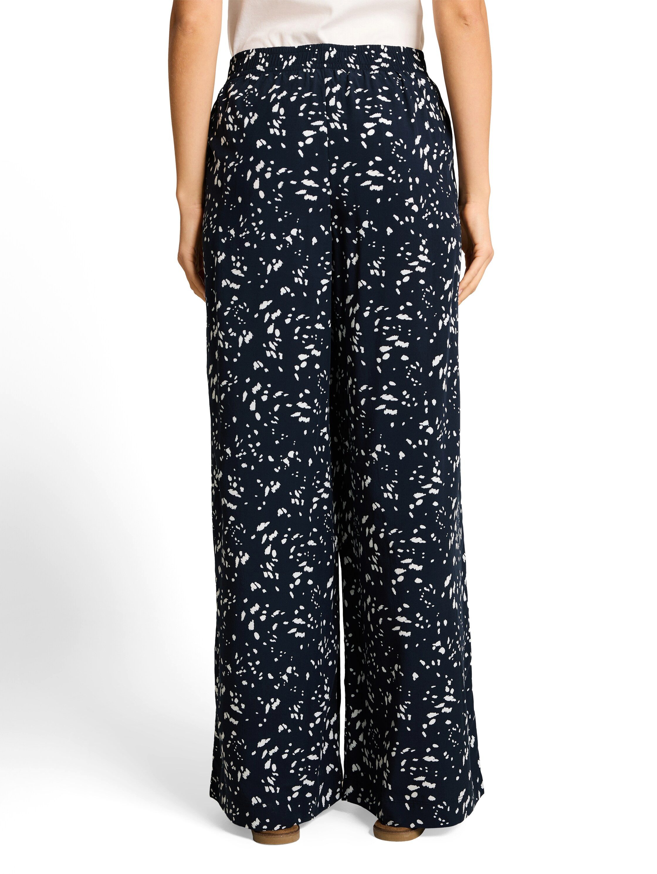 TOM TAILOR Webhose mit Allover-Muster/weites Bein