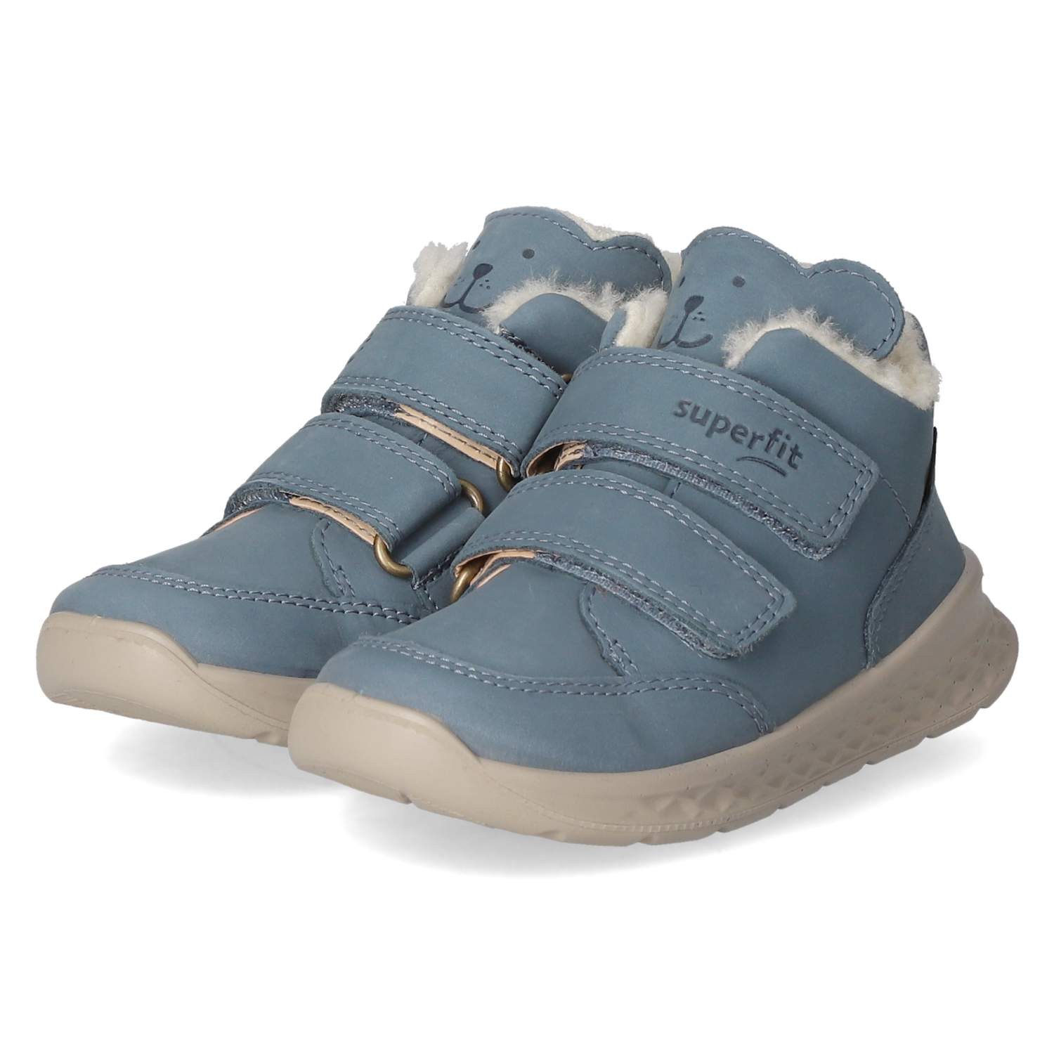 Superfit Superfit 1-000372-8020 Unisex Rauleder hellblau Winterboots