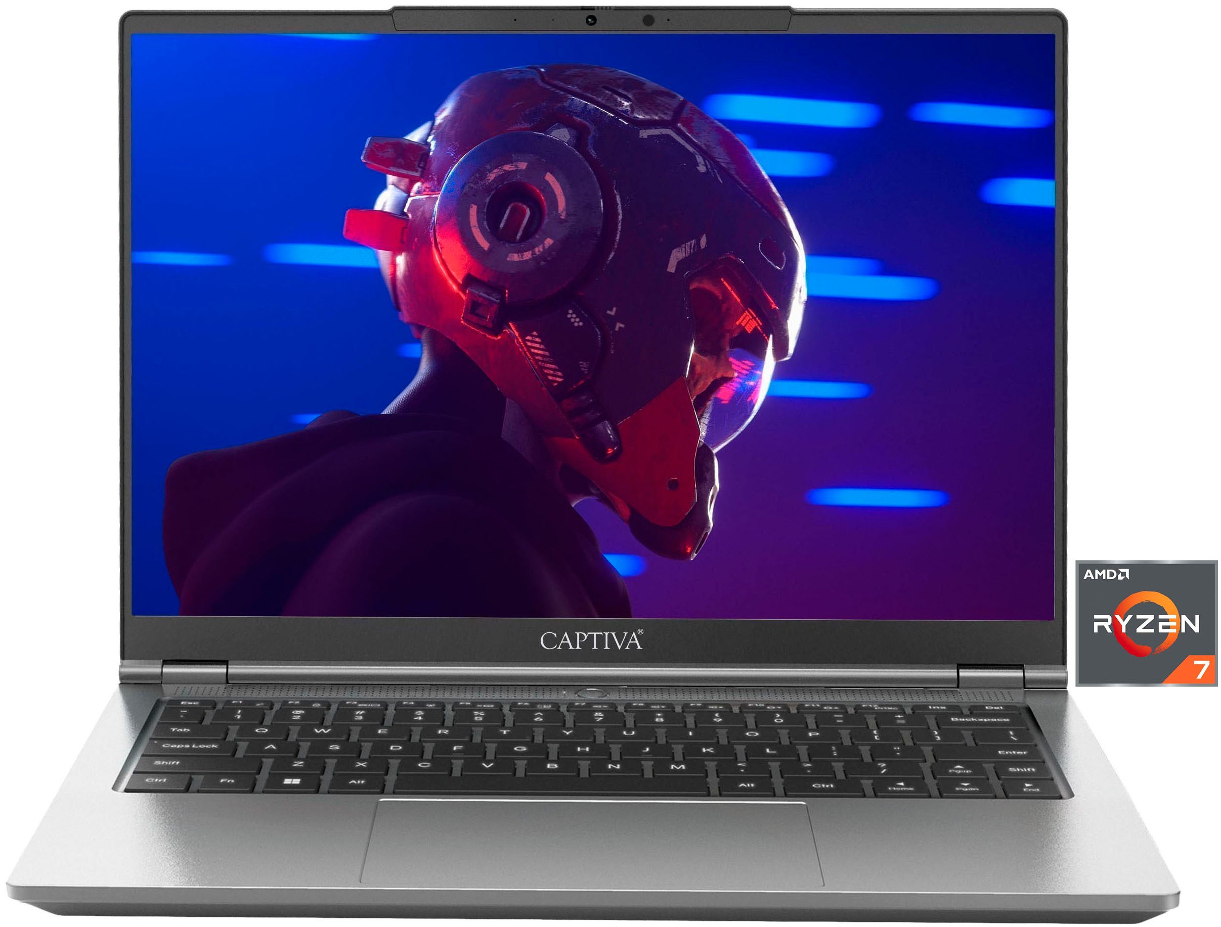 CAPTIVA Business/Office I10-1345GE Business-Notebook (35,6 cm/14 Zoll, AMD Ryzen 7 255, Radeon 780M, 16 GB, 1000 GB SSD)