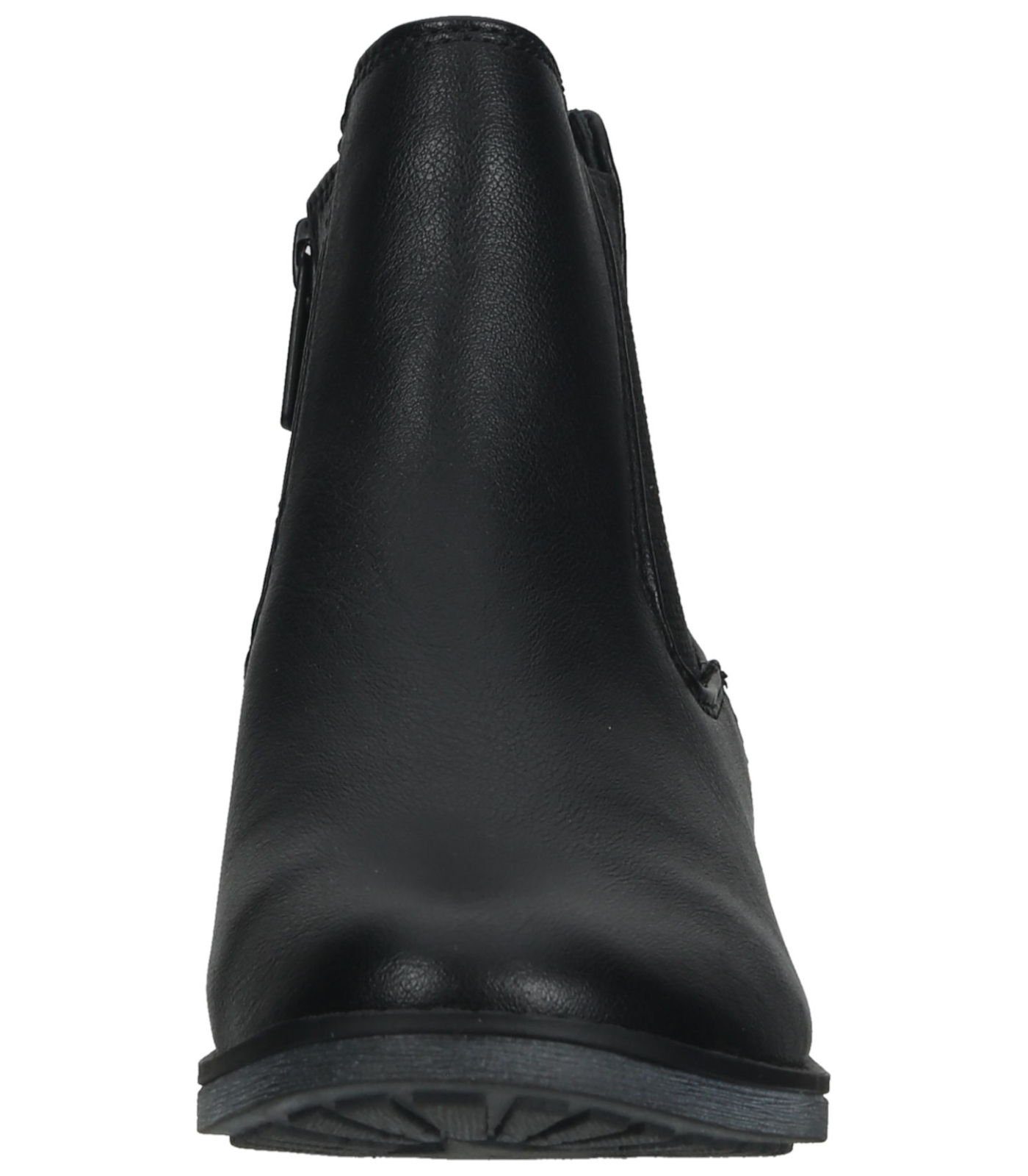 Schwarz Stiefelette Stiefelette Lederimitat/Textil MUSTANG