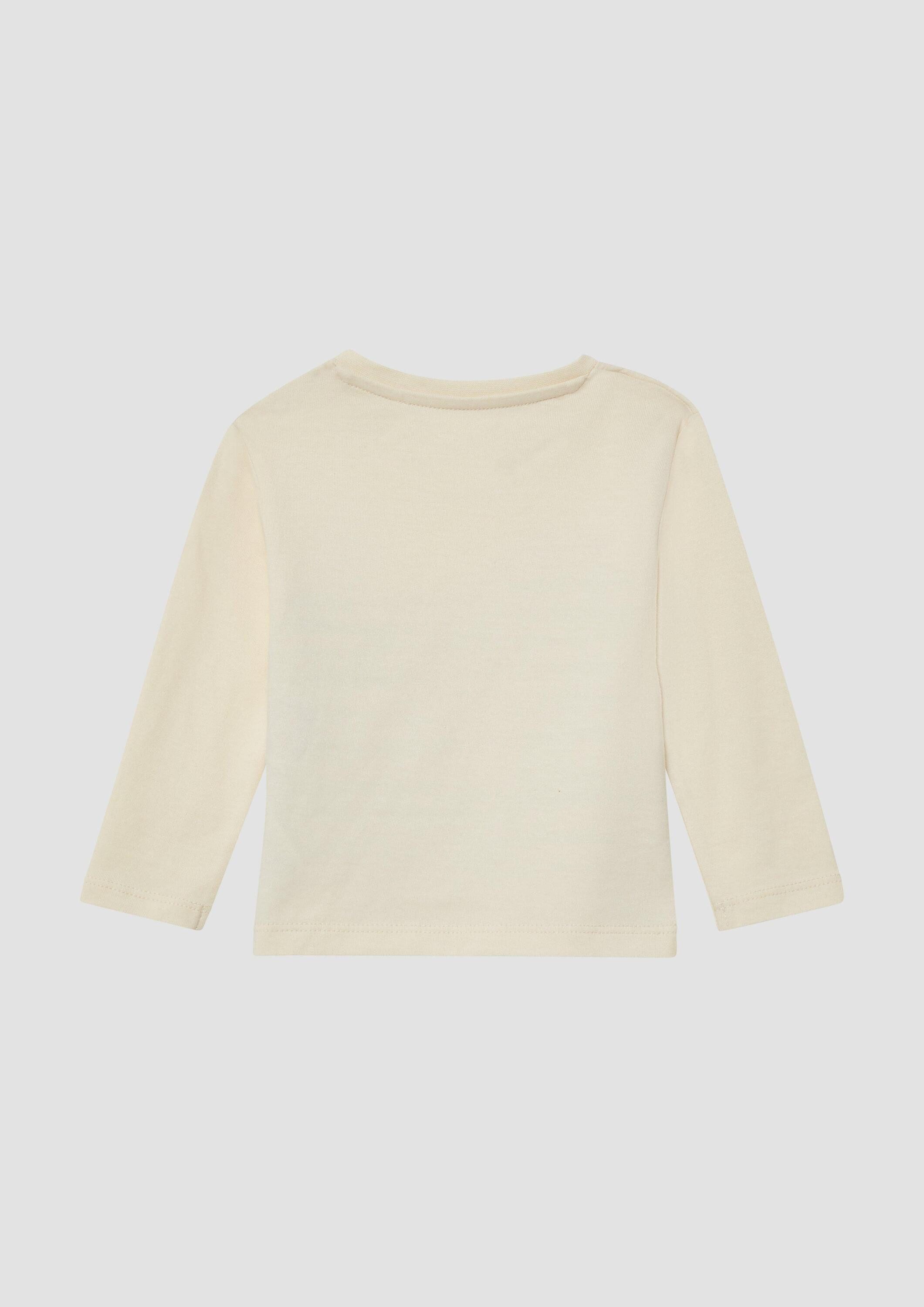 s.Oliver Langarmshirt T-Shirt Langarm-Jersey-Shirt mit Frontprint