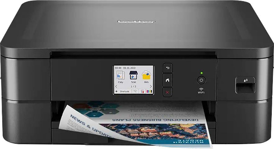 Brother DCP-J1140DW WLAN-Drucker, (WLAN (Wi-Fi), Wi-Fi Direct),  Druckgeschwindigkeit (Seiten/Minuten in s/w): 17