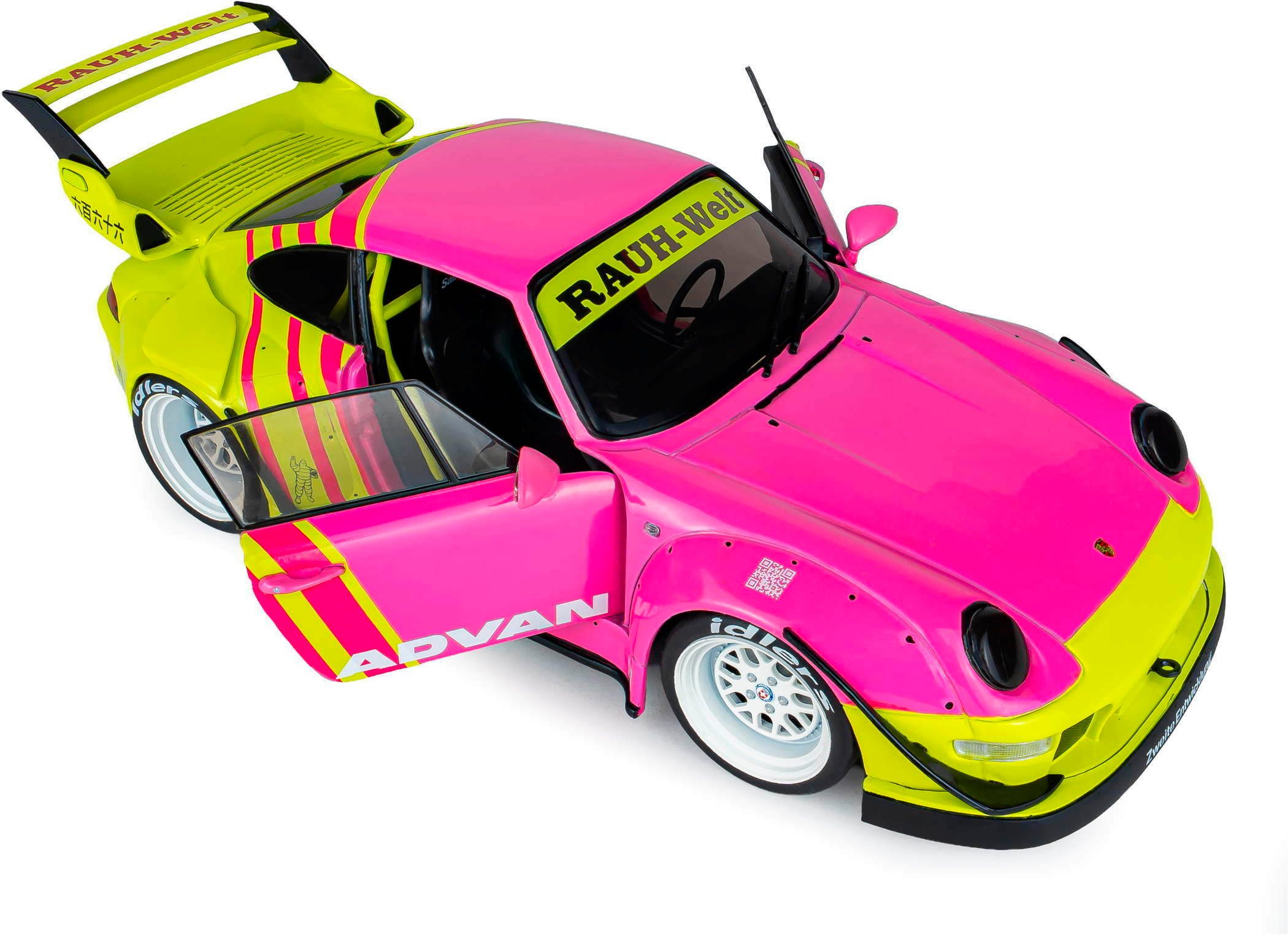 Solido Modellauto Modellauto Maßstab 1:18 Porsche RWB Bodykit pink 2024 S1808510