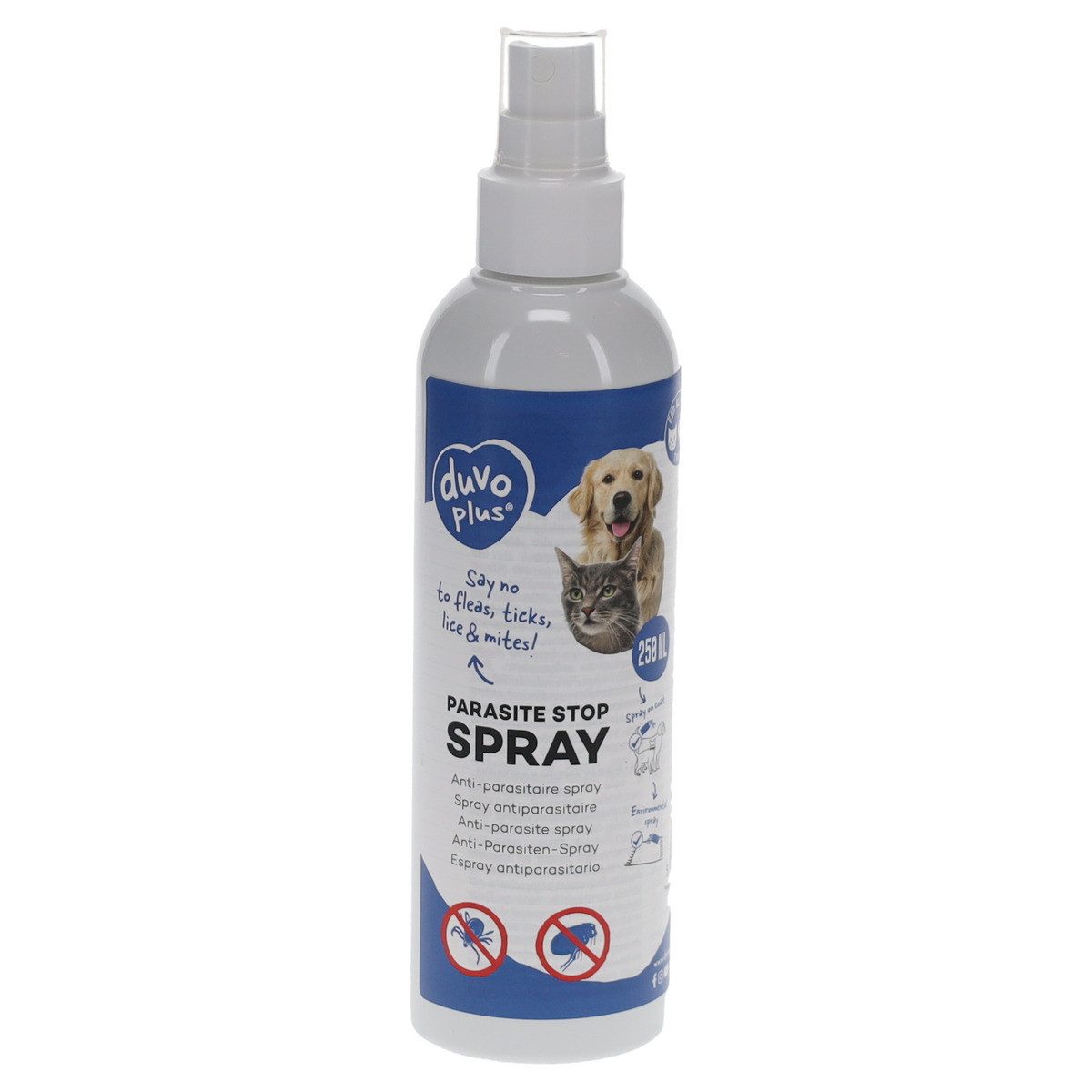 Zeckenschutzmittel Anti-Parasiten-Spray 250 ml für Katzen