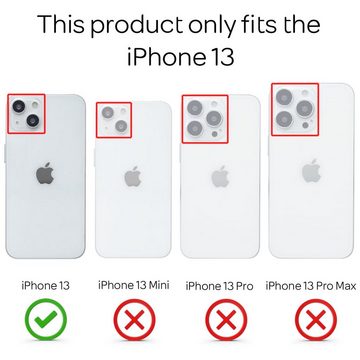 Nalia Smartphone-Hülle Apple iPhone 13, Klare Hybrid Hülle / Harte Rückseite / Kratzfest / Super Transparent