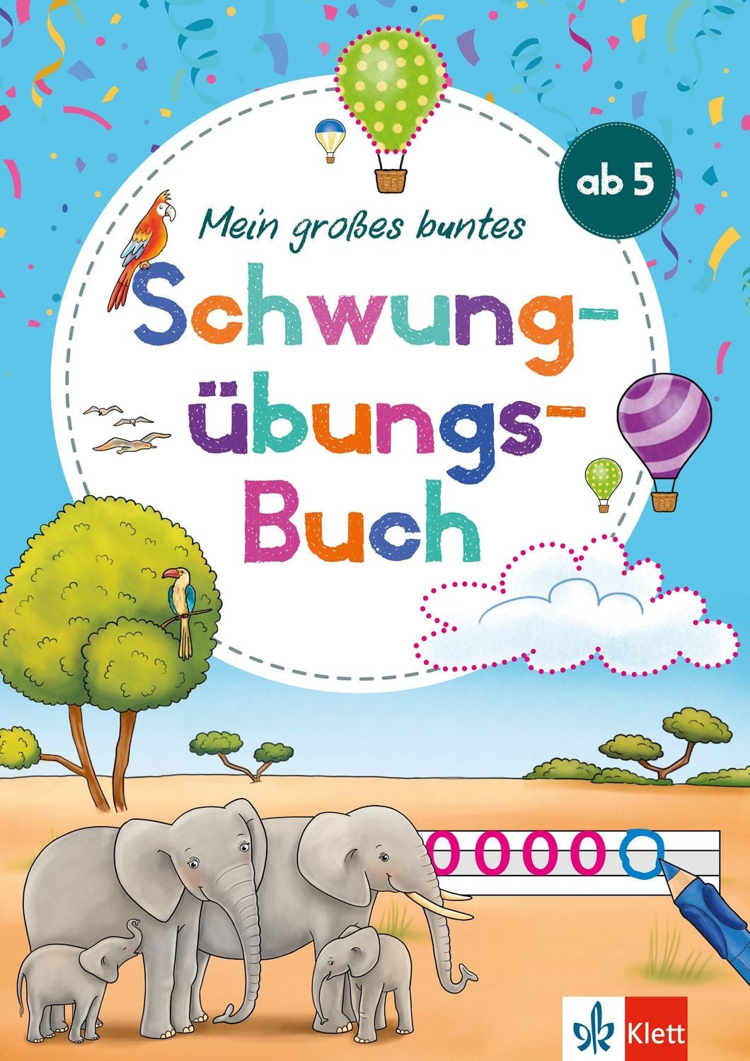 Klett Mein großes buntes Schwungübungs-Buch ab 5 Jahren / diverse