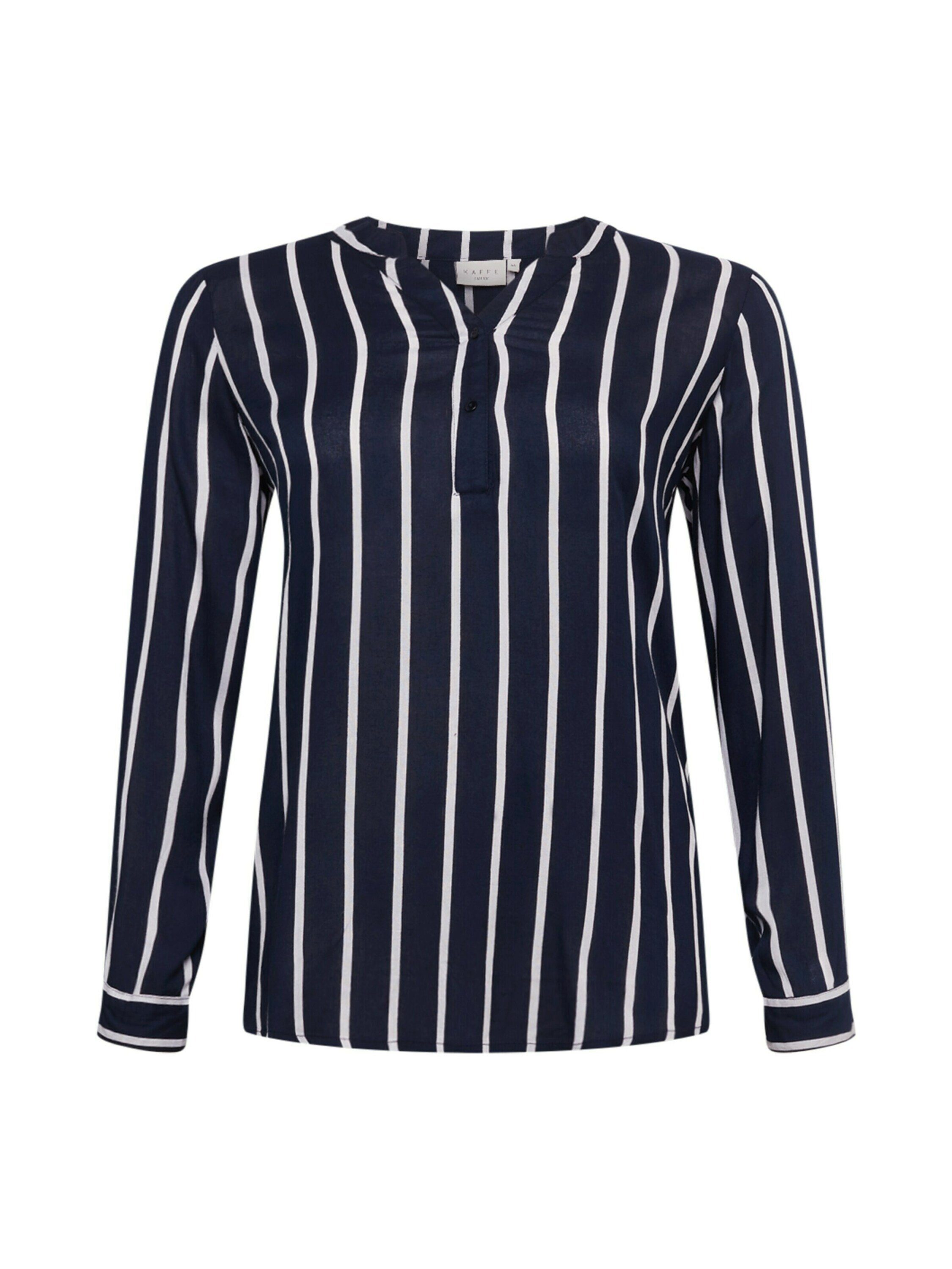 KAFFE Curve Langarmbluse KCSida (1-tlg) Plain/ohne Details