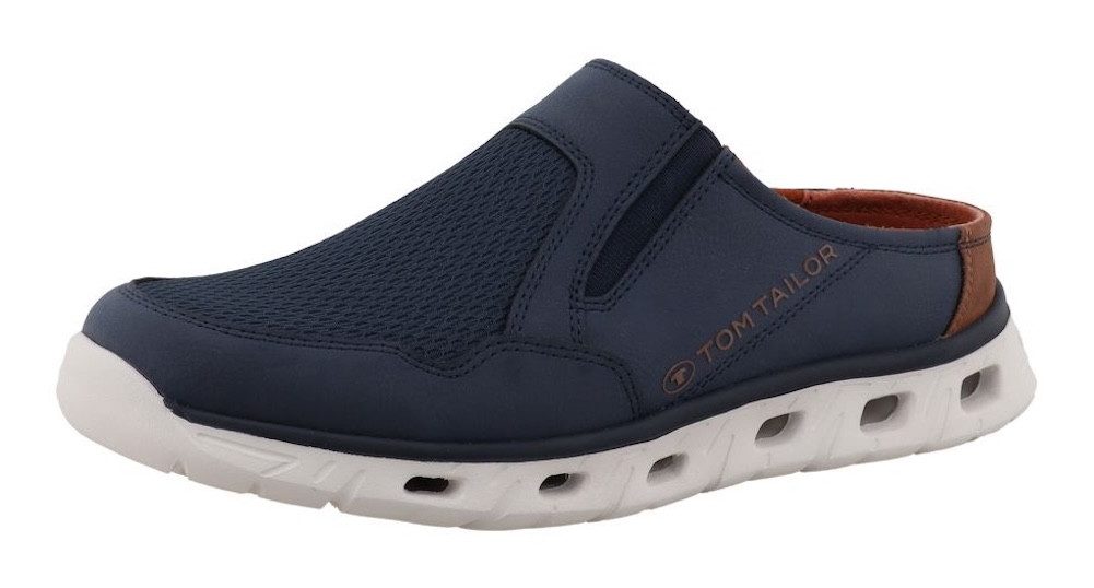 TOM TAILOR Valter Clog Schlupfschuh, Sommerschuh mit komfortablen Stretchei günstig online kaufen