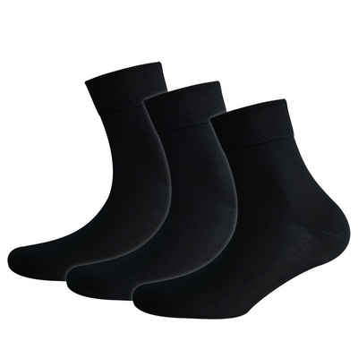 Sympatico Socken S30101 Basic Line Kurzsocken 3er-Pack