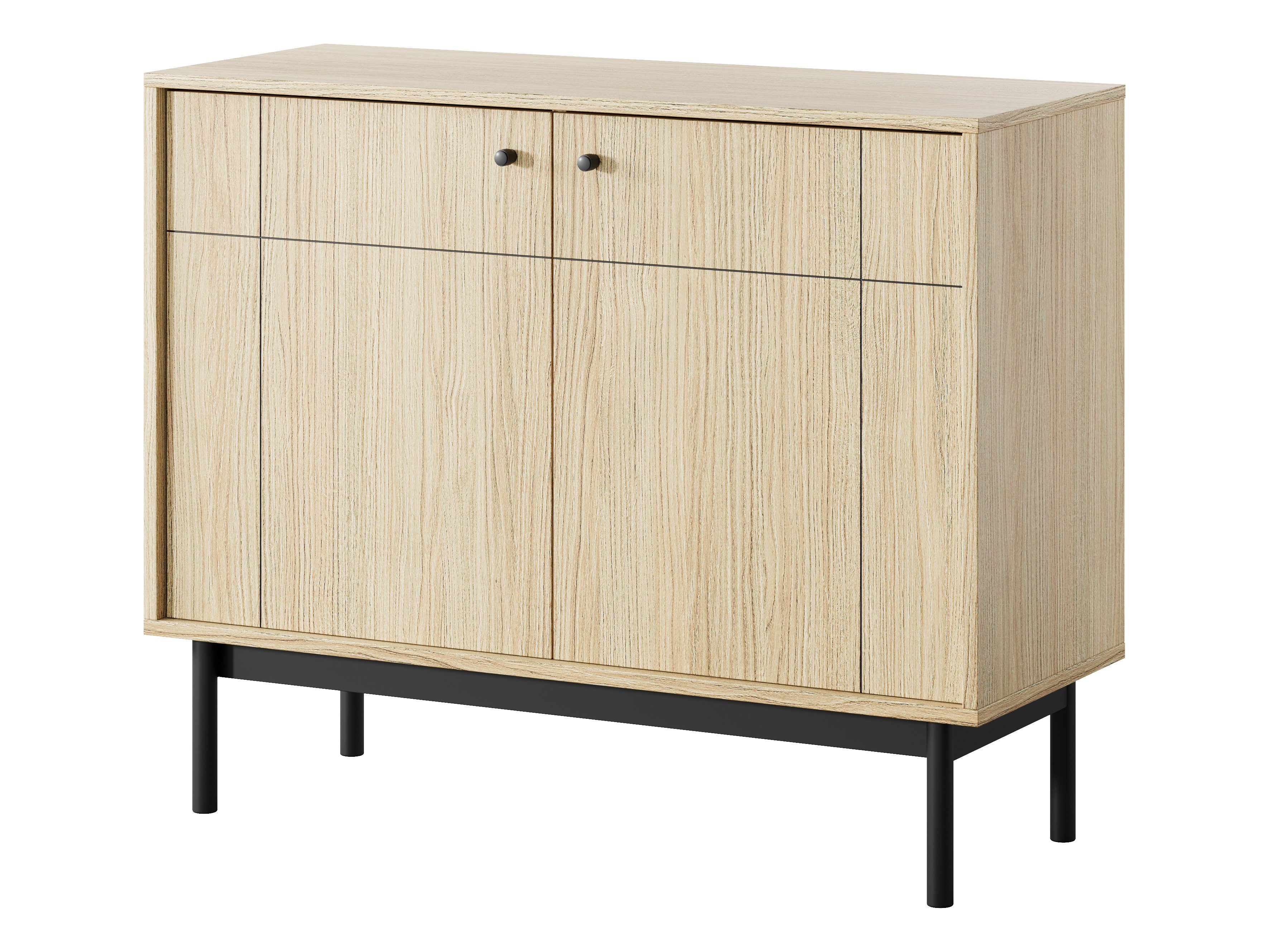 Compleo Kommode mit 2 Türen LONDON, Breite: 103,5 cm, skandinavisches Design