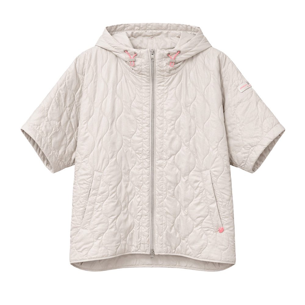 Frieda & Freddies NY Kurzweste mit Kapuze - light grey