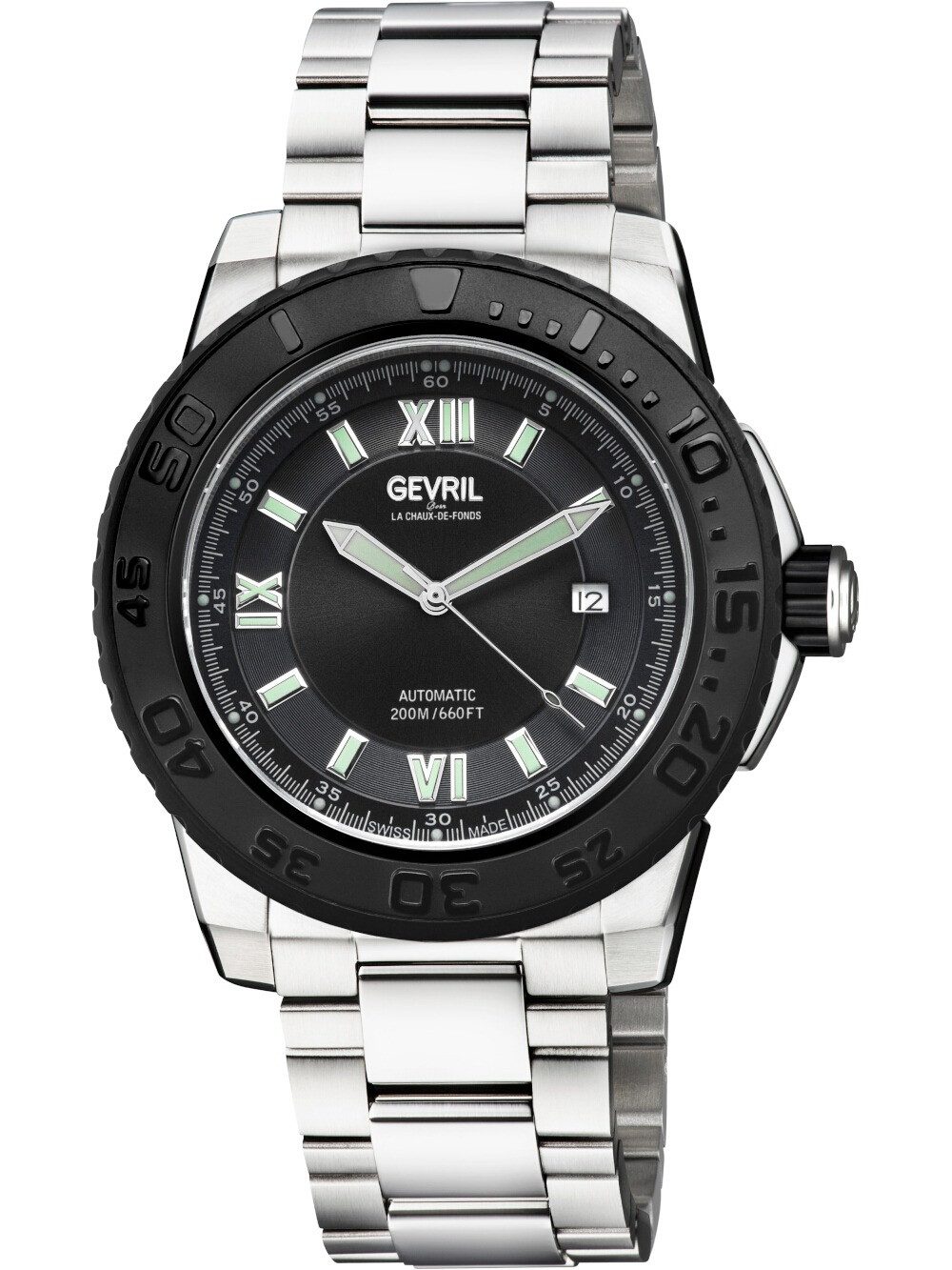 Gevril Automatikuhr Gevril 31249B Herrenuhr Seacloud Automatik 44mm 20ATM Gevril 31249B Herrenuhr Seacloud Automatik 44mm 20ATM