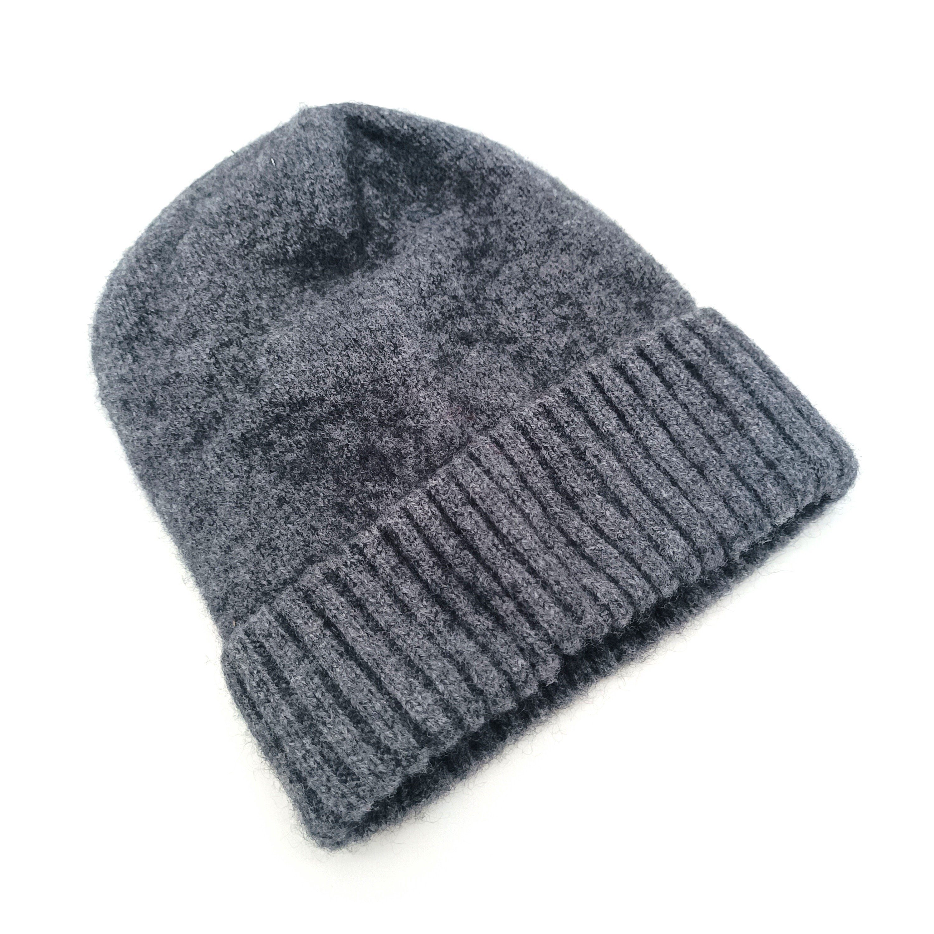 Strickmütze Cashmere Strickmütze anthrazit