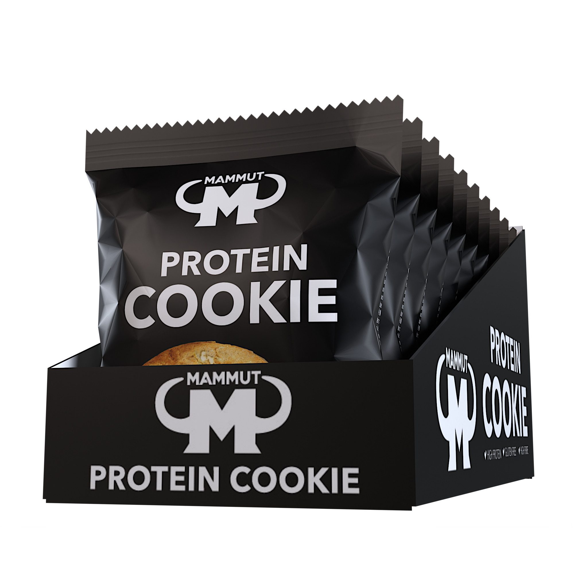 Mammut Nutrition Protein Cookie - 75 g Cookie Keks, 750 g