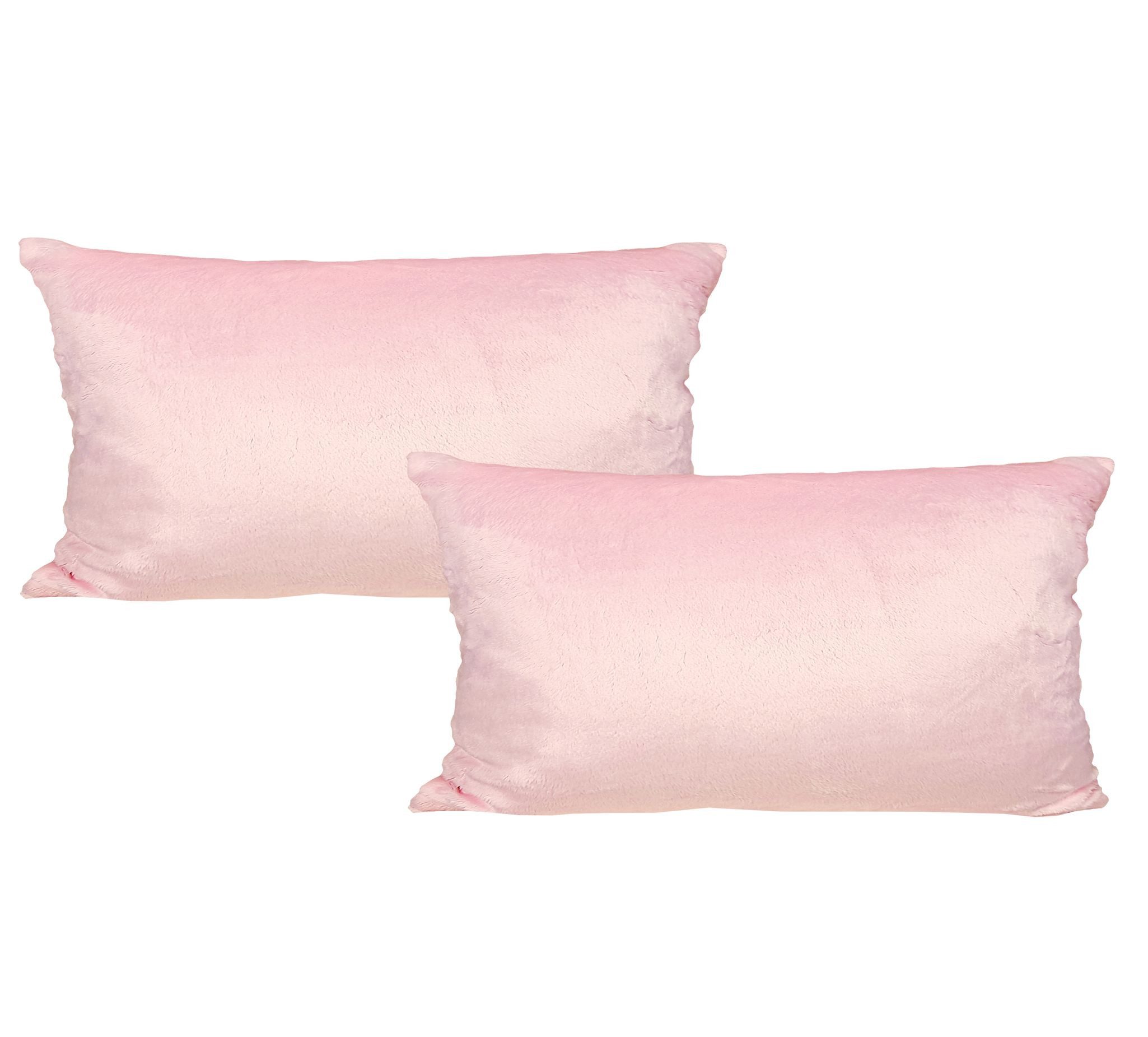 JACK Kissenbezüge 2er Set Kissenhülle Teddy Flausch Plüsch, (2 Stück), super flauschig, Couchkissen