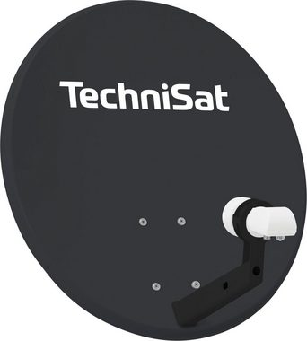 TechniSat TECHNITENNE 60 Digital SAT-Antenne (60 cm, Stahl, aus Stahl mit Twin-LNB)