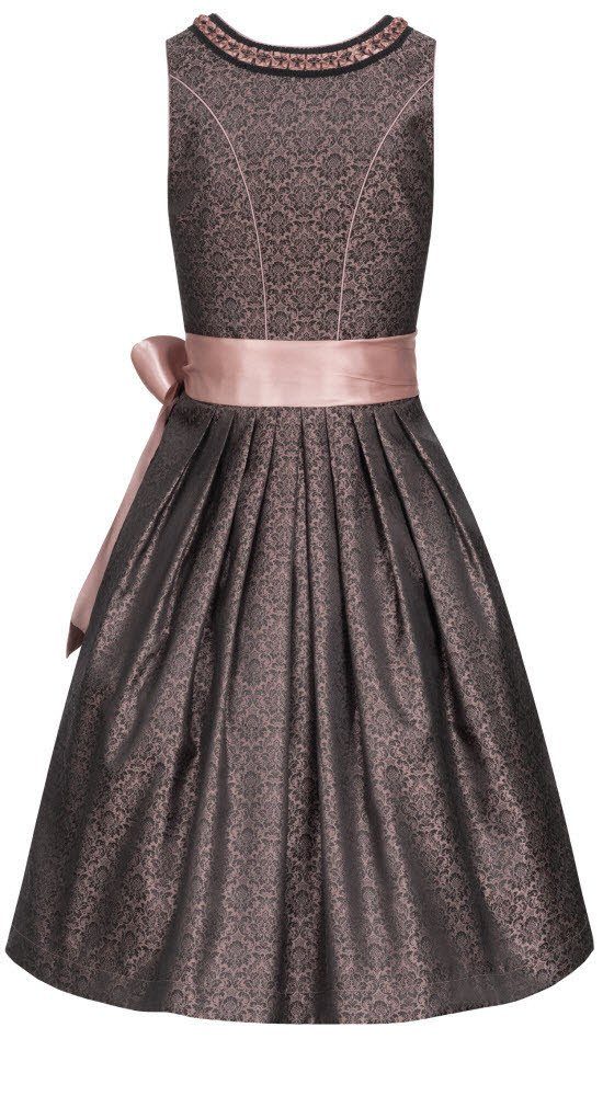 Nübler Trachtenkleid Dirndl midi Selina in Schwarz von Nübler günstig online kaufen