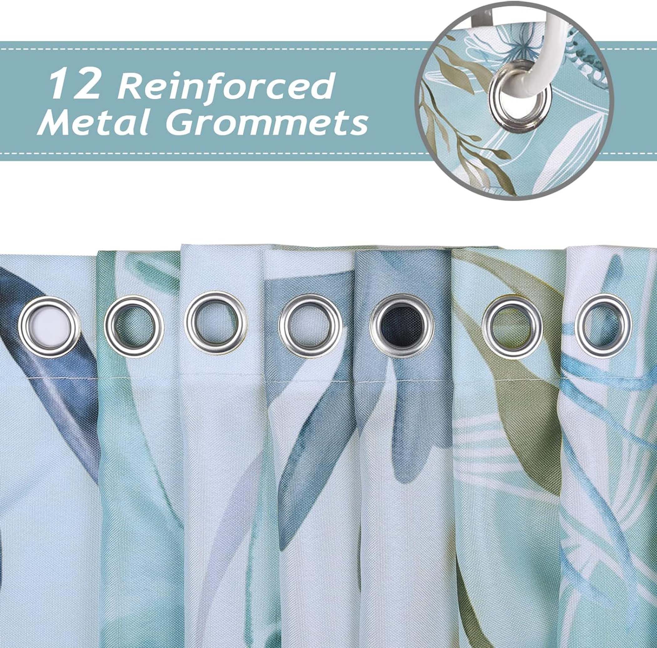 Coonoor Duschvorhang Anti-Schimmel Wasserdicht Polyester Stoff Waschbar Bad günstig online kaufen