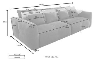 Jockenhöfer Gruppe Big-Sofa Gulliver, mit Federkernpolsterung für kuscheligen, angenehmen Sitzkomfort