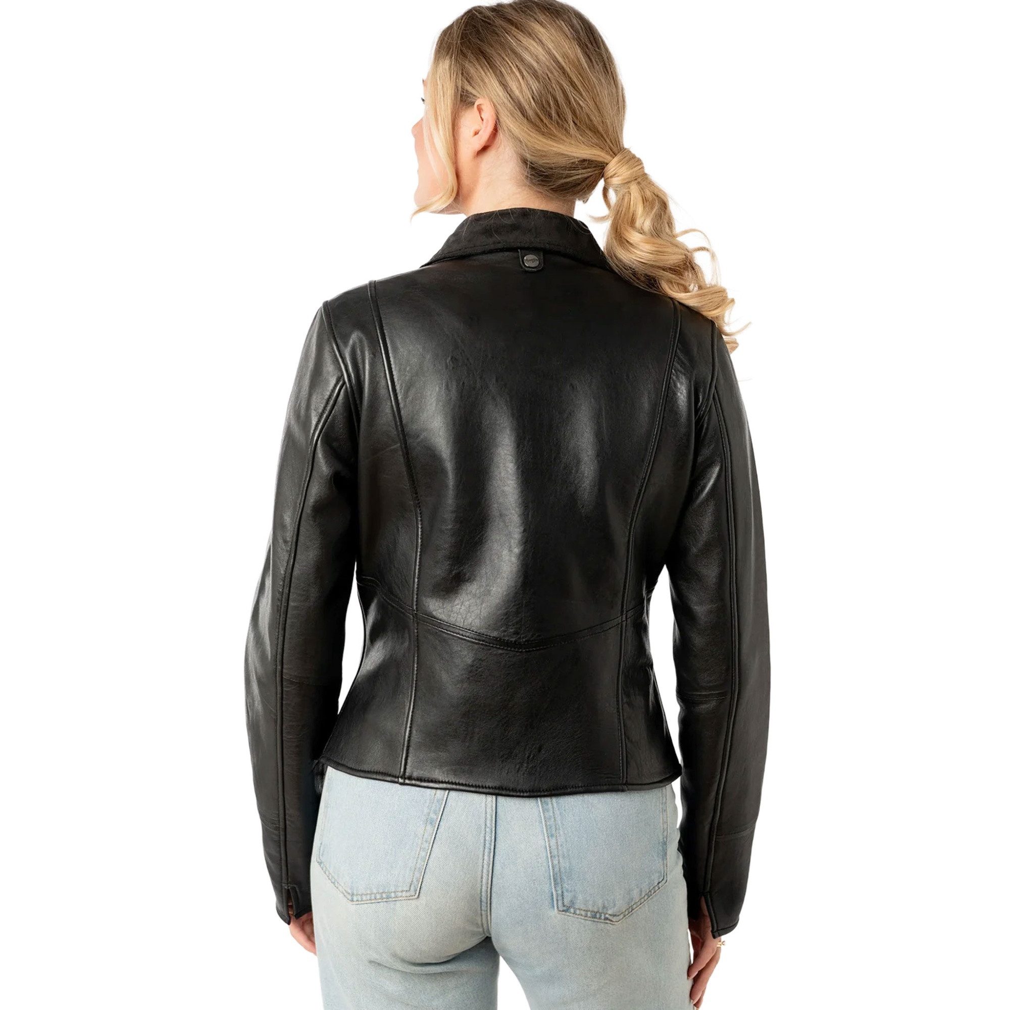 Mauritius Lederjacke MWTabitha Mauritius - Damen Lederjacke Lammnappa schwarz