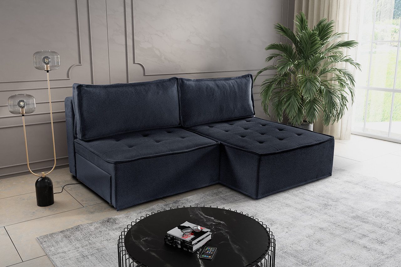 Kaiser Möbel Ecksofa Bohoo Mini modernes Ecksofa mit Schlaffunktion