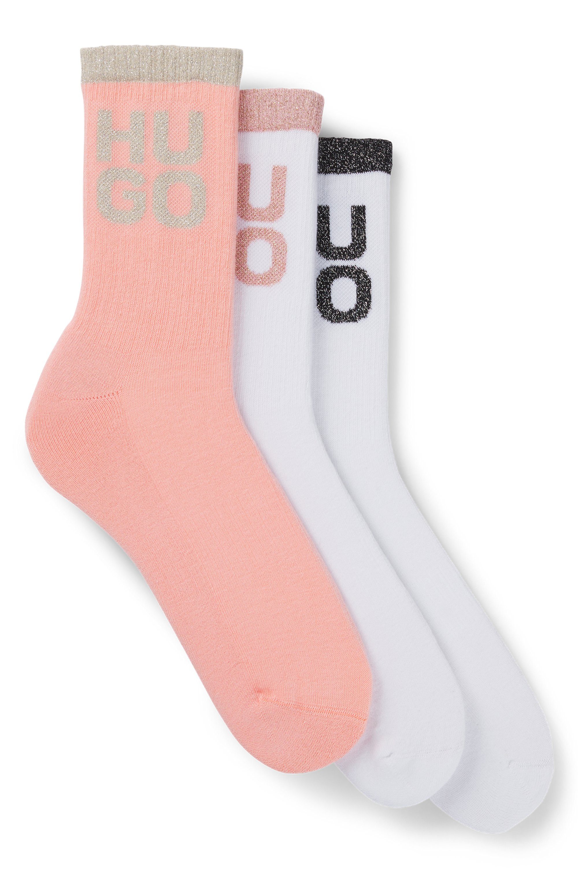 HUGO Freizeitsocken 3P QS SHINY LOG günstig online kaufen