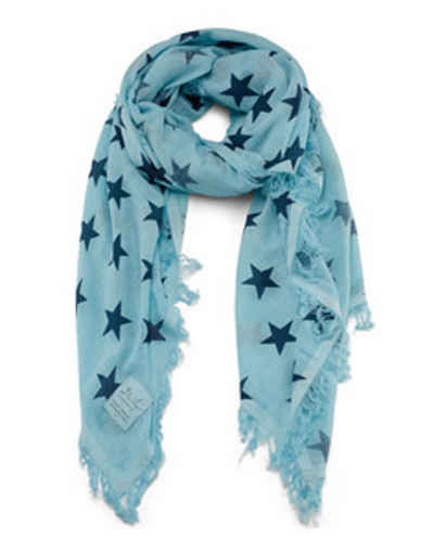 DAILY´S Schal COCO STAR: Damen Schal aus 100% Biobaumwolle mit Sternen