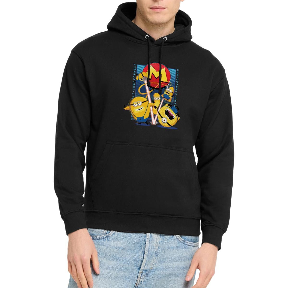 Spreadshirt Hoodie Minions 5 Mega Minions Mit Superkräften Unisex Hoodie (1-tlg)