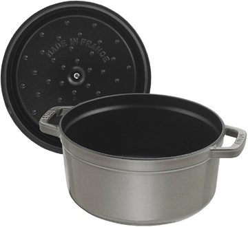 Staub Bräter Cocotte, Gusseisen (1-tlg), Gusseisen, rund, robust und langlebig, Induktion