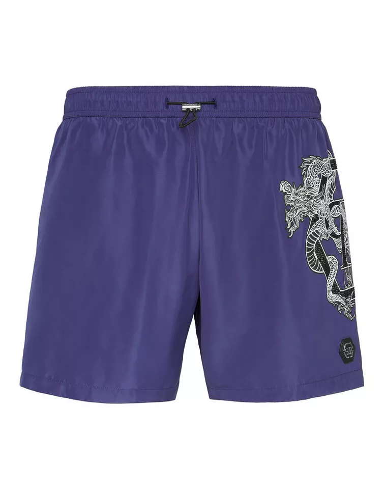 PHILIPP PLEIN Badeshorts Dragon