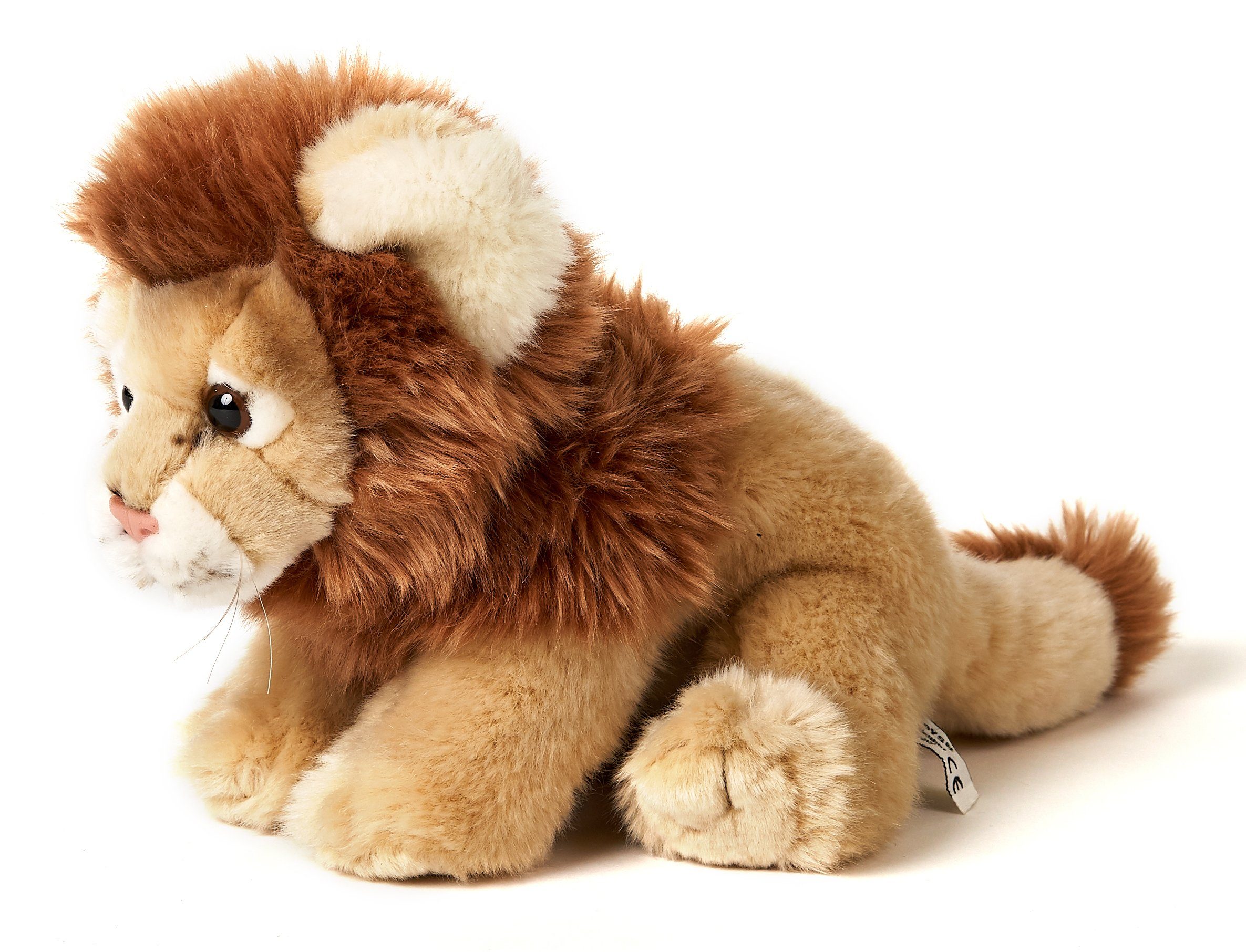 Uni-Toys Kuscheltier Wildtier, sitzend - versch. Modelle - Höhe 19 cm - Plüsch, Plüschtier, zu 100 % recyceltes Füllmaterial