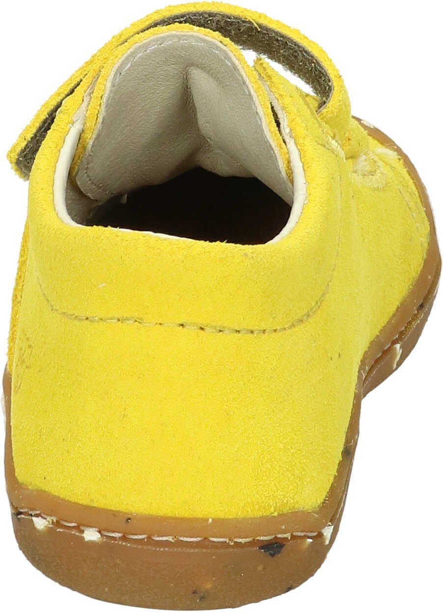 Pepino Klettschuh Ricosta aus Leder echtem gelb Klettschuhe