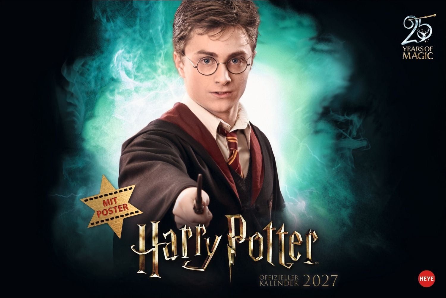 Wandkalender Harry Potter Broschur XL Kalender 2027