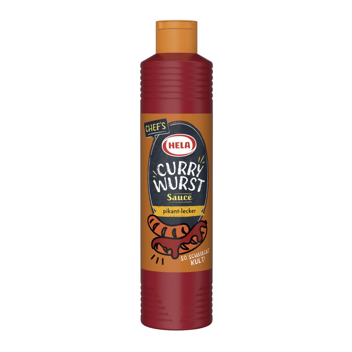 HELA Saucen, Hela Currywurst Sauce pikant-lecker echter Klassiker Packung 800ml