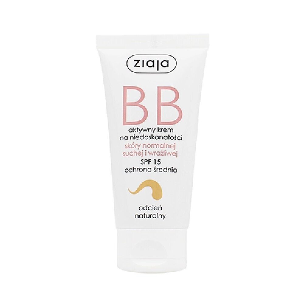 Ziaja Getönte Gesichtscreme BB Cream Normal and Dry Haut Natural 50ml - SPF15