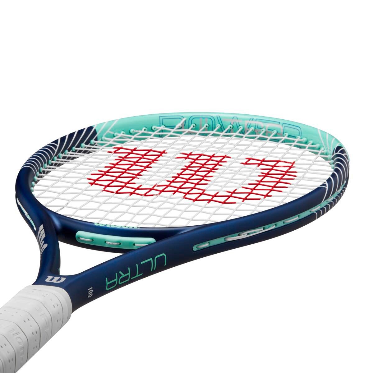 Wilson Tennisschläger Ultra Power 100in/268g/Allround 2024 blau - besaitet